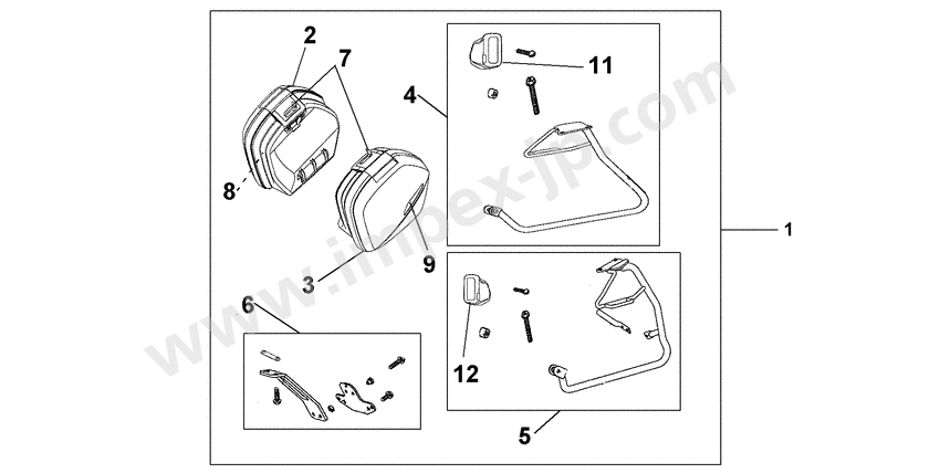 Motorcycle parts HONDA VFR8006 2006 — IMPEX JAPAN