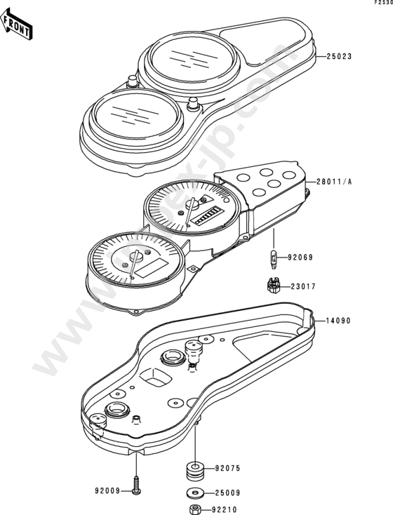 Meter(s) for KAWASAKI ZX900-C2 1999 — IMPEX JAPAN