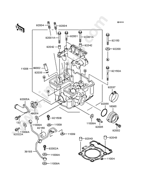 Motorcycle parts KAWASAKI KLX250-H2 1999 — IMPEX JAPAN