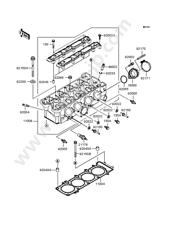 Motorcycle parts KAWASAKI ZX900-E1 2000 — IMPEX JAPAN