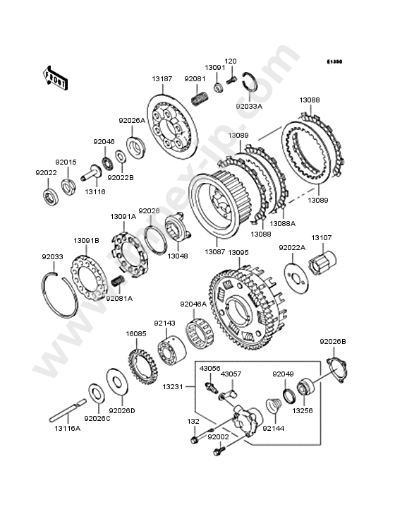 Motorcycle parts KAWASAKI ZRX1100 1997 — IMPEX JAPAN