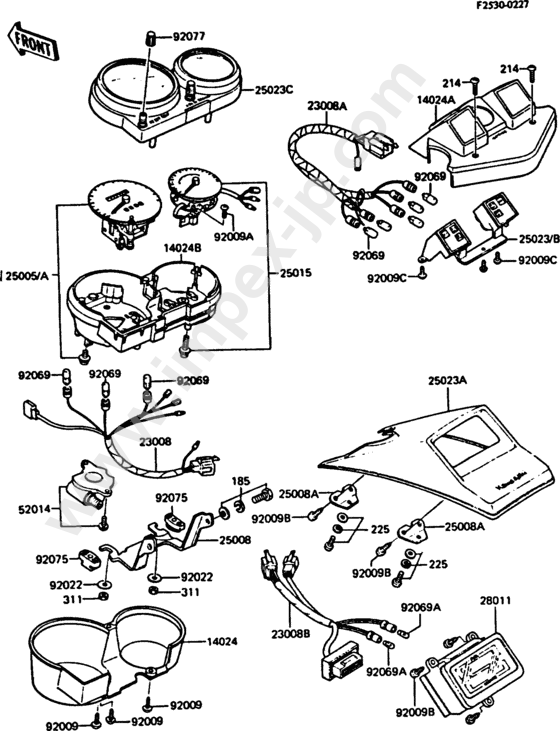 Meter(s) for KAWASAKI ZX550-A1 1984 — IMPEX JAPAN