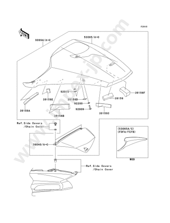 Accessory for KAWASAKI ZX1400FCF 2012 — IMPEX JAPAN