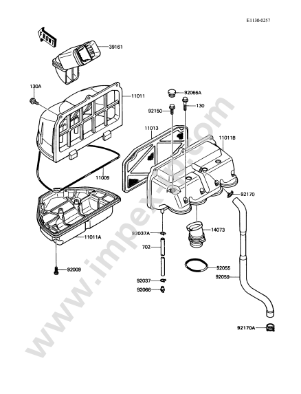 Motorcycle parts KAWASAKI ZX400-G1 1988 — IMPEX JAPAN