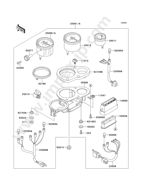 Meter(s) for KAWASAKI ZX750-M2 1994 — IMPEX JAPAN