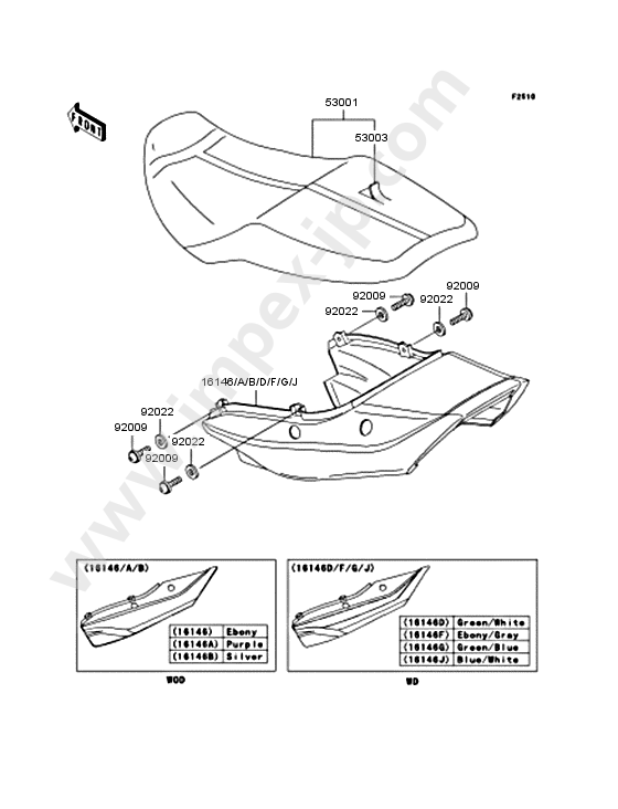 Motorcycle parts KAWASAKI ZRX1100 1997 — IMPEX JAPAN