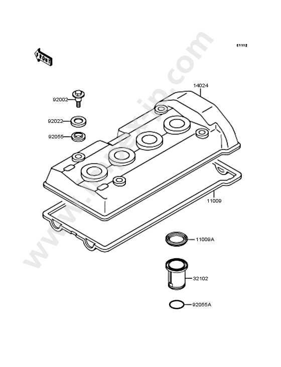 Motorcycle parts KAWASAKI ZX400-M3 1993 — IMPEX JAPAN