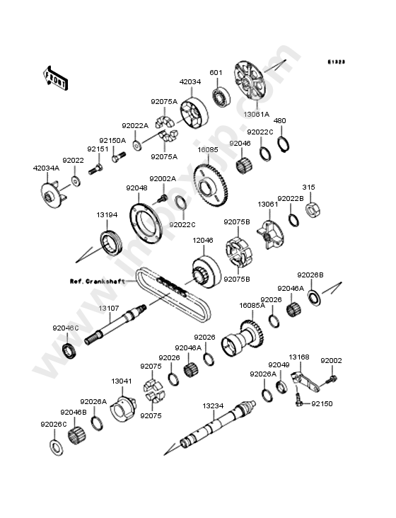 Balancer for KAWASAKI ZX900-A11 1998 — IMPEX JAPAN