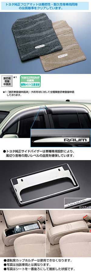 набор основной (тип 1) для Toyota RAUM NCZ25-AHPXK (Дек. 2006&nbsp;&ndash;&nbsp;Авг. 2010)