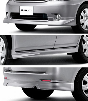 Комплект аэрообвесов для Toyota RAUM NCZ25-AHPXK (Дек. 2006&nbsp;&ndash;&nbsp;Авг. 2010)