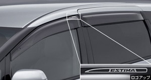 Дефлектор двери (RV широкий) для Toyota ESTIMA ACR50W-GRXSK (Дек. 2009 – Апр. 2012)