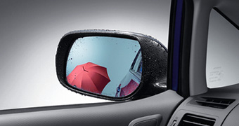 Зеркало голубое с покрытием от дождя для Toyota AURIS NZE154H-BHXNK-M (Окт. 2009 – Окт. 2010)
