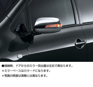 Зеркало с сигналом поворота (хромированное) для Toyota AURIS NZE151H-BHXNK-S (Окт. 2006 – Дек. 2008)