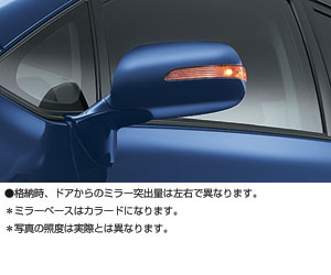 Зеркало с сигналом поворота (крашенное) для Toyota AURIS ZRE154H-BHXEK (Окт. 2006 – Дек. 2008)