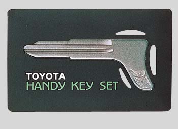 набор запасного ключа (со стоимостью изготовления ключа) для Toyota COMFORT TSS11-BEMRC(X) (Авг. 2009 – Нояб. 2010)