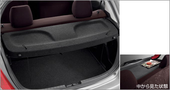Шторка (полка) багажника для Toyota VITZ KSP130-AHXNK(M) (Дек. 2010 – Сент. 2011)