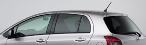 IR (ИК излучение) тонировочная пленка (заднее боковое, стекло заднее (clear (прозрачный) / дымчатый)) для Toyota VITZ KSP90-AHXDK (Авг. 2010 – Дек. 2010)