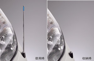 Габаритная антенна-лампа крыла (телескопическая выдвижная с электроприводом (авто передний)) для Toyota VITZ NCP95-AHPEK (Авг. 2010 – Дек. 2010)