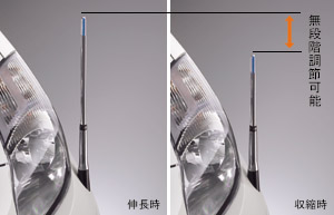 Габаритная антенна-лампа крыла (изменяемый тип) для Toyota VITZ NCP95-AHPEK (Авг. 2010 – Дек. 2010)
