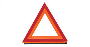 Знак аварийной остановки для Toyota VITZ NCP91-AHXVK (Авг. 2010 – Дек. 2010)