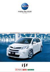 Каталог аксессуаров для Toyota IST