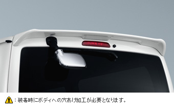Спойлер задний для Toyota HIACE KDH201V-SMPDY-G (Июль 2010 – Май 2012)