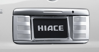 Накладка панели заднего номера для Toyota HIACE TRH200V-RHPDK (Июль 2010 – Май 2012)