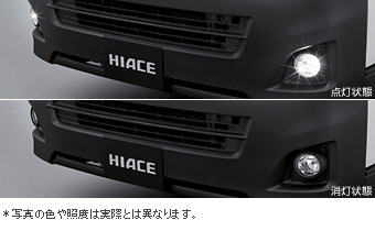 Противотуманная фара (встроенный тип) для Toyota HIACE KDH201K-FRMDY-G (Июль 2010 – Май 2012)