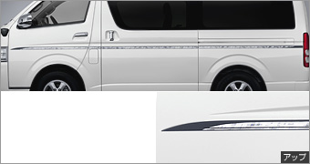 Полоса (тип 2) для Toyota HIACE TRH200V-SRPEK (Июль 2010 – Май 2012)