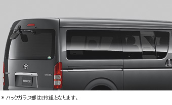 IR (ИК излучение) тонировочная пленка (заднее боковое, стекло заднее (дымчатый)) для Toyota HIACE TRH221K-LRPDK-G (Июль 2010 – Май 2012)