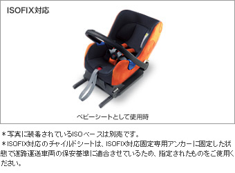 Детское сиденье (NEO G − Child ISO baby), основание сиденья (NEO ISO основание tether) для Toyota PROBOX NCP55V-EXMDK (Май 2012 – Сент. 2012)