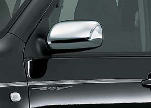 Хромированная крышка зеркала для Toyota PROBOX NCP50V-EXMDK(C) (Июнь 2010 – Май 2012)