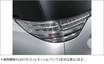 Стоп-сигнал прозрачный комбинированный (задний, заменяемый) для Toyota ESTIMA GSR50W-GFTQK(T) (Апр. 2013 – Сент. 2014)