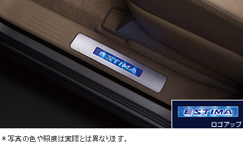 Накладка порога с подсветкой для Toyota ESTIMA ACR50W-GFXSK(P) (Апр. 2013 – Сент. 2014)