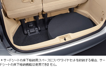 набор запасного колеса колесо запасное (основная часть), (набор для установки), (накладка) для Toyota ESTIMA GSR55W-GFTSK (Апр. 2013 – Сент. 2014)