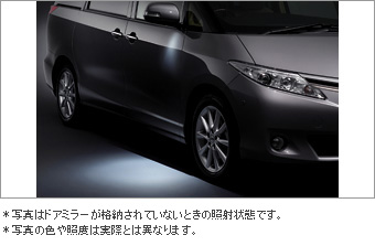 Подсветка (сторона водителя) для Toyota ESTIMA ACR50W-GRXSK (Апр. 2012 – Апр. 2013)