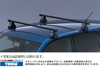 THULE (основание крепления, крепление на крышу), THULE крепления (основание крепления (тип крепления на крышу)), (тип крепления на крышу F / K) для Toyota ESTIMA ACR55W-GFXSK(T) (Апр. 2012 – Апр. 2013)
