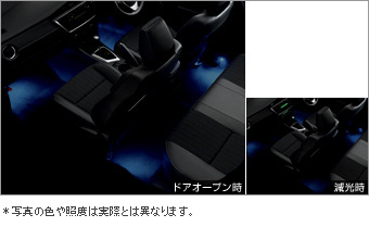 Подсветка салона (2 типа работы) для Toyota AURIS ZRE186H-BHXNP (Авг. 2012 – )