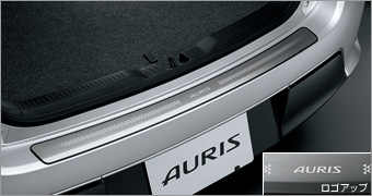 Защита уступа заднего бампера для Toyota AURIS ZRE186H-BHFNP-S (Авг. 2012 – )