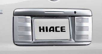 Накладка панели заднего номера для Toyota HIACE KDH206V-RBMDY (Май 2012 – Дек. 2013)