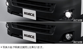 Противотуманная фара (встроенный тип) для Toyota HIACE KDH201K-FRMDY-G (Май 2012 – Дек. 2013)