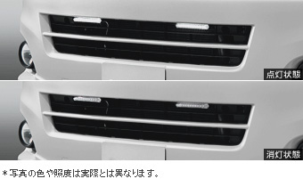 LED лампа дневная набор, LED лампа дневная (основной тип A, белый), (F / K тип A, белый) для Toyota HIACE TRH200V-SMMDK-G (Май 2012 – Дек. 2013)