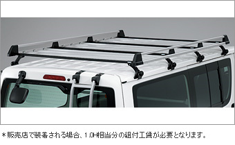 Крепление на крышу (роскошный тип) для Toyota HIACE TRH200V-SFPDK (Дек. 2013 – Янв. 2015)