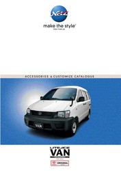 Каталог аксессуаров для Toyota LITEACE VAN