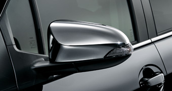 Хромированная крышка зеркала для Toyota VITZ KSP130-AHXNK(I) (Нояб. 2014 – )