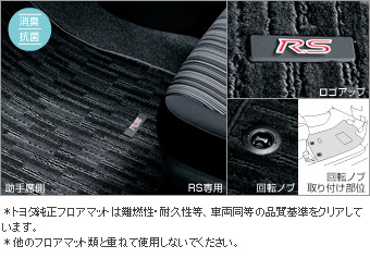 Коврик салона (deluxe (роскошный) тип 2) для Toyota VITZ NCP131-AHXVK (Нояб. 2014 – )