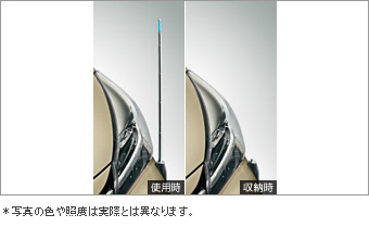 Габаритная антенна-лампа крыла (телескопическая выдвижная с электроприводом (авто передний)) для Toyota VITZ NSP130-AHXGB (Нояб. 2014 – )