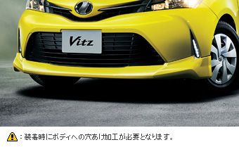 Спойлер передний для Toyota VITZ NCP131-AHXEK(I) (Апр. 2014 – Нояб. 2014)