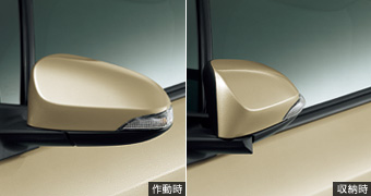 Автоматически складывающиеся зеркала для Toyota VITZ KSP130-AHXGK(I) (Апр. 2014 – Нояб. 2014)