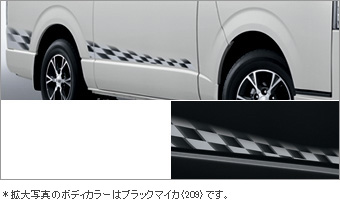 Полоса (тип 1) для Toyota HIACE KDH201V-SRPDY (Янв. 2015 – )